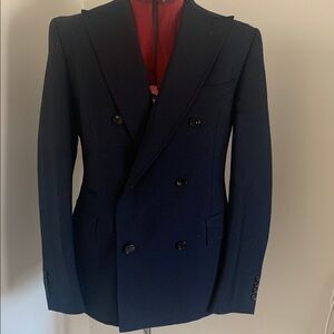 Tonello Midnight Blue Double-Breasted Blazer